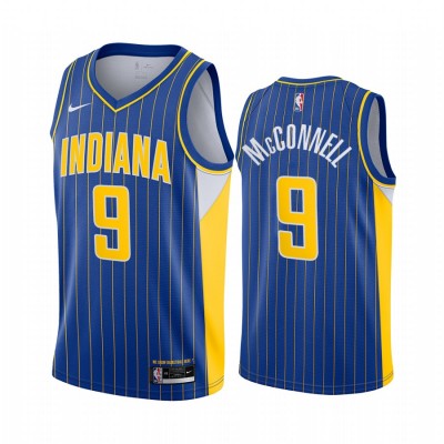 Nike Indiana Pacers #9 T.J. McConnell Blue Youth NBA Swingman 2020-21 City Edition Jersey
